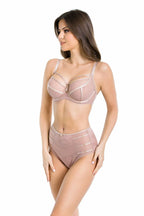 Slip donna a vita alta - naked 19064 - beige