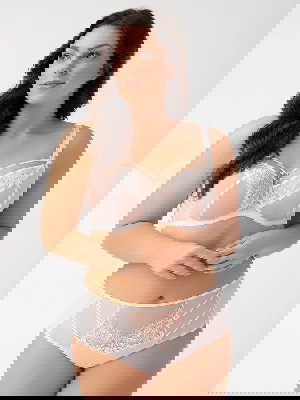 Slip donna vita alta - paradise - bianco - k497