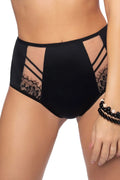 Slip donna vita alta - paradise - nero - k497