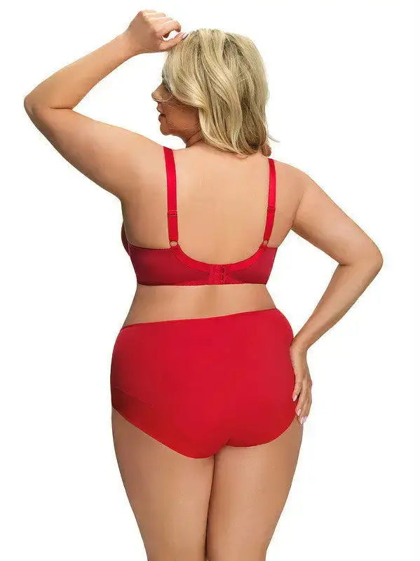 Slip donna vita alta - paradise - rosso - k497