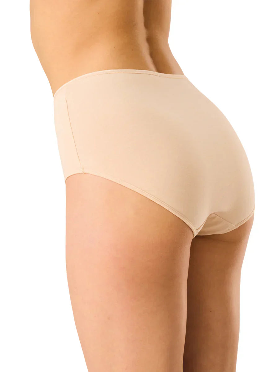 Slip maxi a vita alta in cotone elasticizzato - confezione