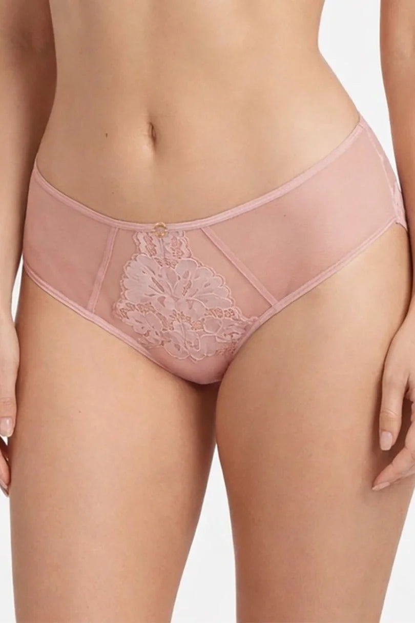 Slip in pizzo - jasmin - rosa cipria