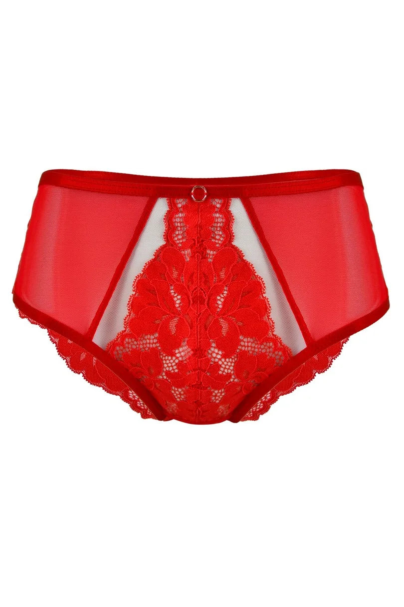 Slip in pizzo - jasmin - rosso