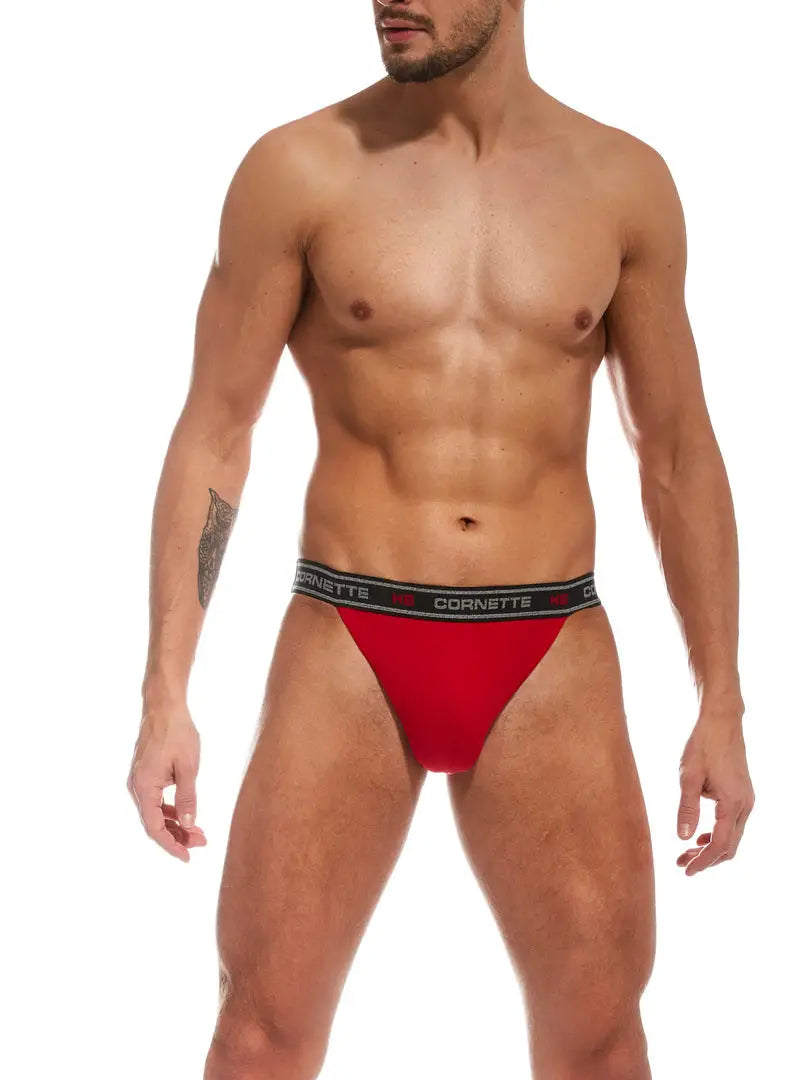 Slip tanga da uomo in cotone elasticizzato - high emotion