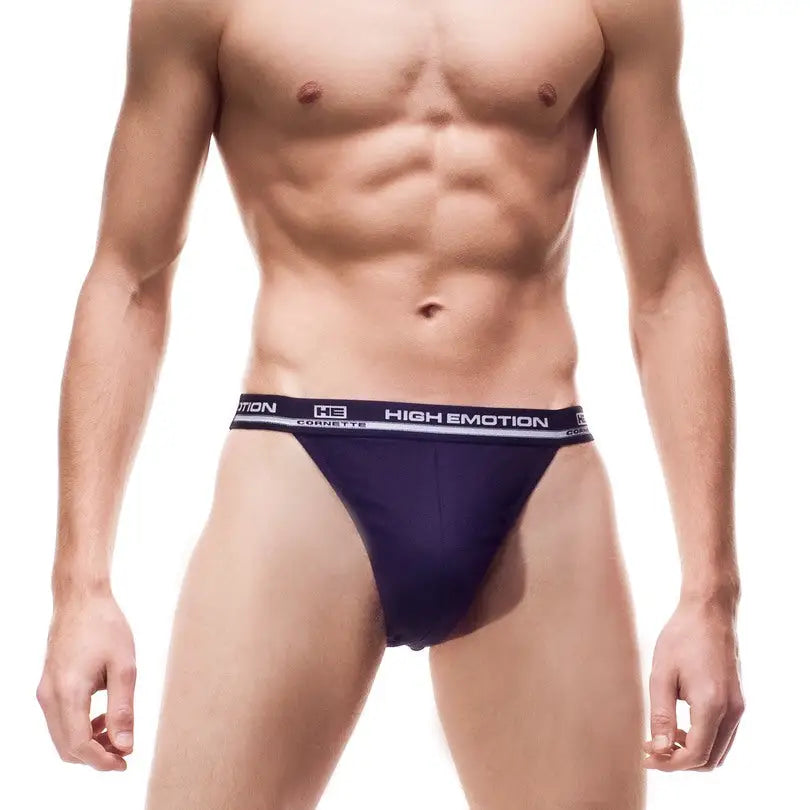 Slip tanga da uomo in cotone elasticizzato - high emotion