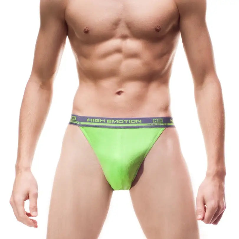 Slip tanga da uomo in cotone elasticizzato - high emotion