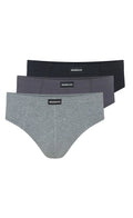 Slip da uomo in 100% cotone - pack 3 pezzi - 1446 k672