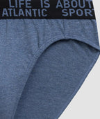 Slip uomo atlantic in cotone elasticizzato – pack da 3