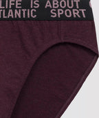 Slip uomo atlantic in cotone elasticizzato – pack da 3