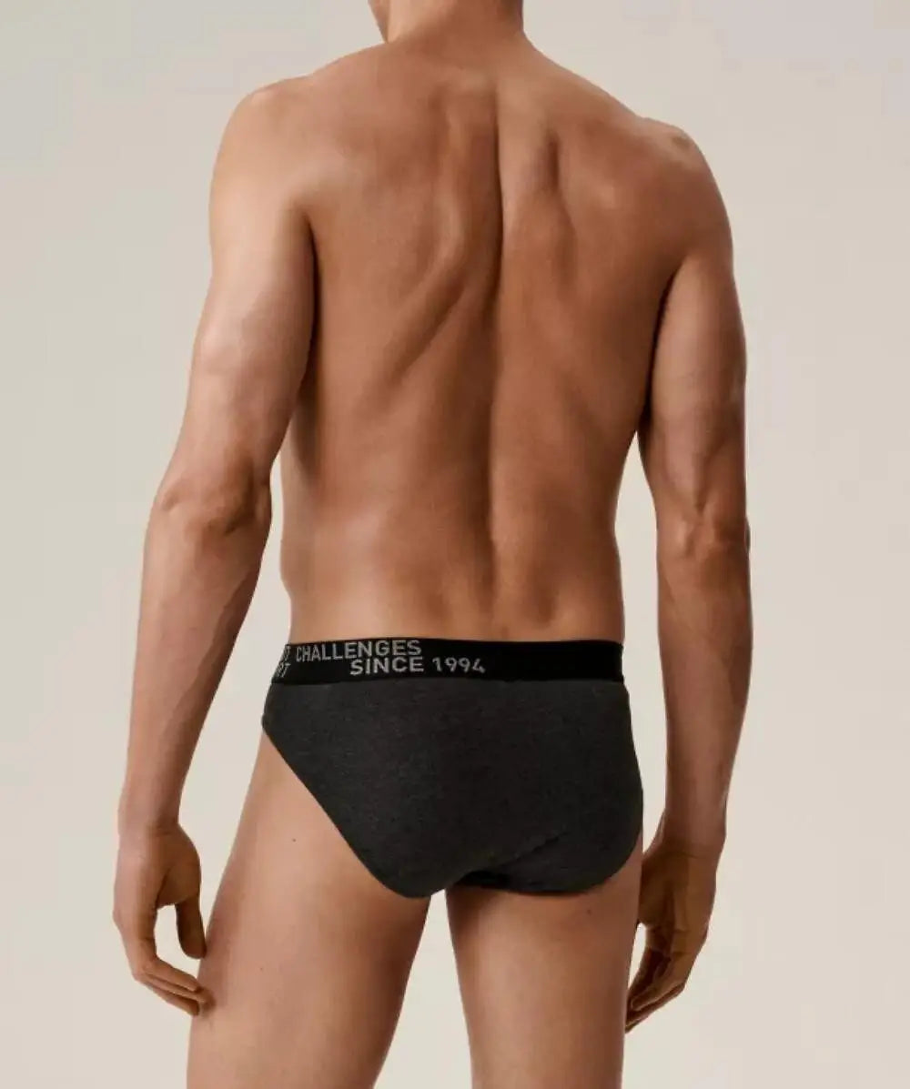 Slip uomo atlantic in cotone elasticizzato – pack da 3