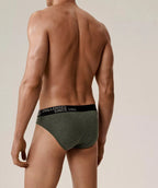 Slip uomo atlantic in cotone elasticizzato – pack da 3
