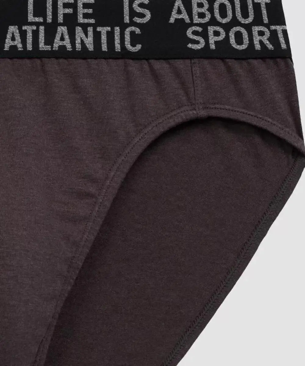 Slip uomo atlantic in cotone elasticizzato – pack da 3