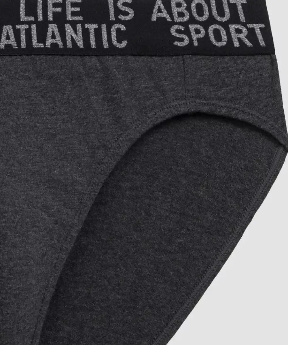 Slip uomo atlantic in cotone elasticizzato – pack da 3