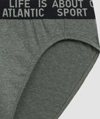 Slip uomo atlantic in cotone elasticizzato – pack da 3