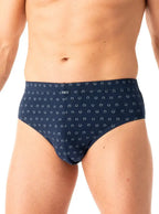 Slip uomo in cotone elasticizzato fantasia - pack da 2