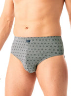 Slip uomo in cotone elasticizzato fantasia - pack da 2