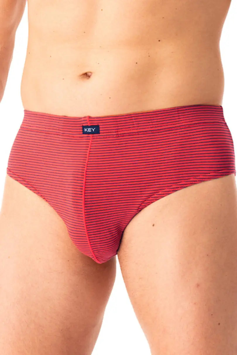 Slip uomo in cotone elasticizzato a righe - pack da 2 pezzi
