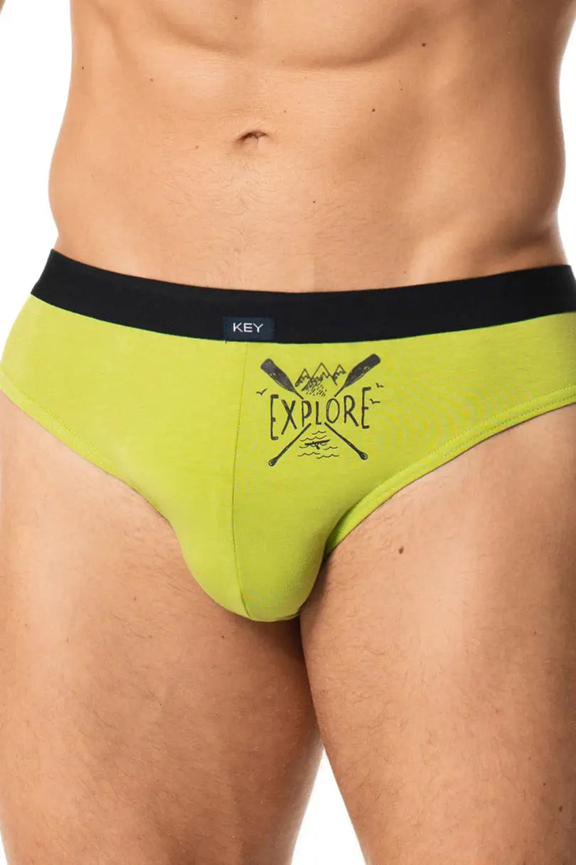 Slip uomo in cotone elasticizzato con stampa - pack da 2