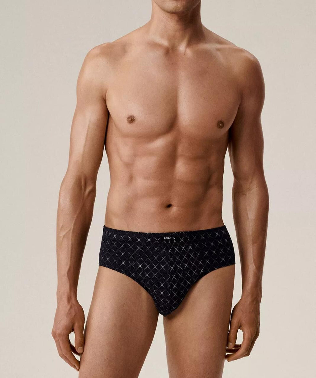 Slip uomo a fianco largo in cotone - confezione da 3 pezzi