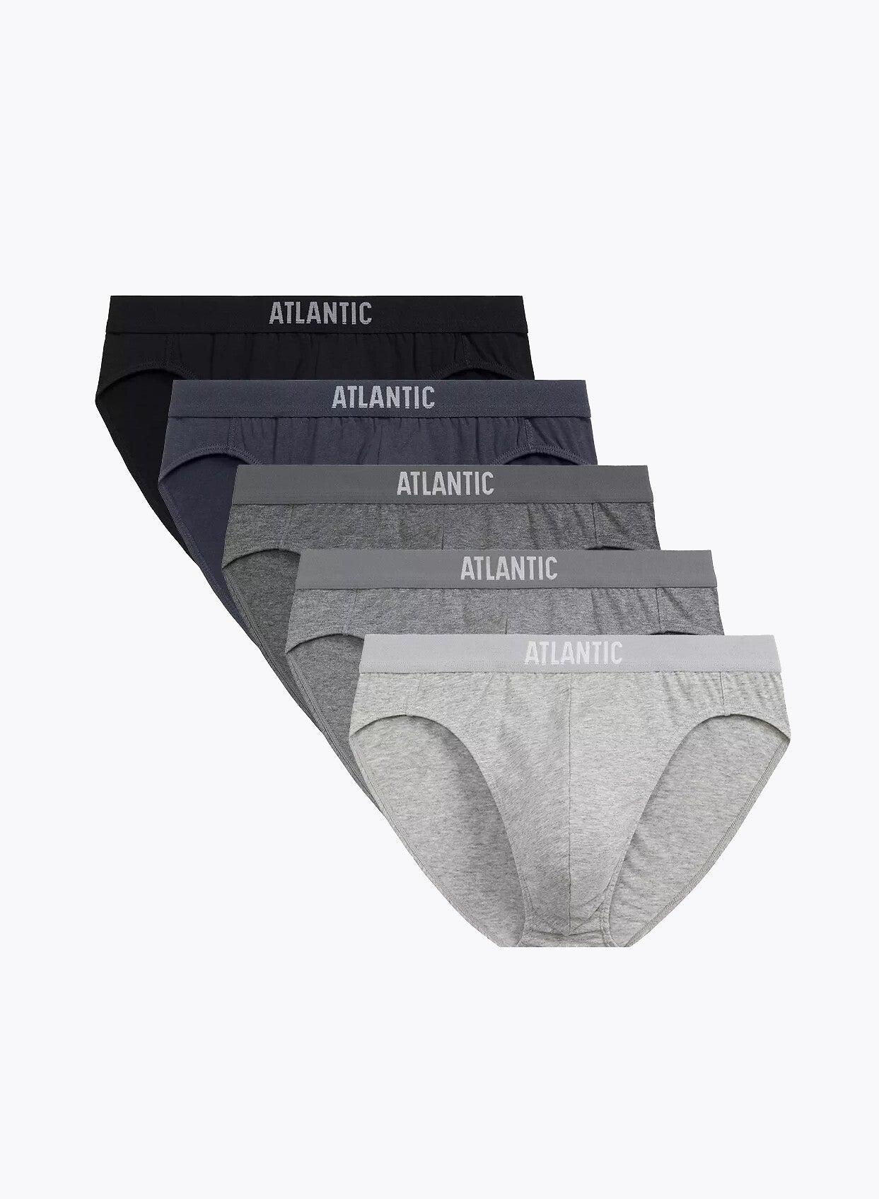 Slip uomo in cotone di alta qualità - pack da 5 pezzi