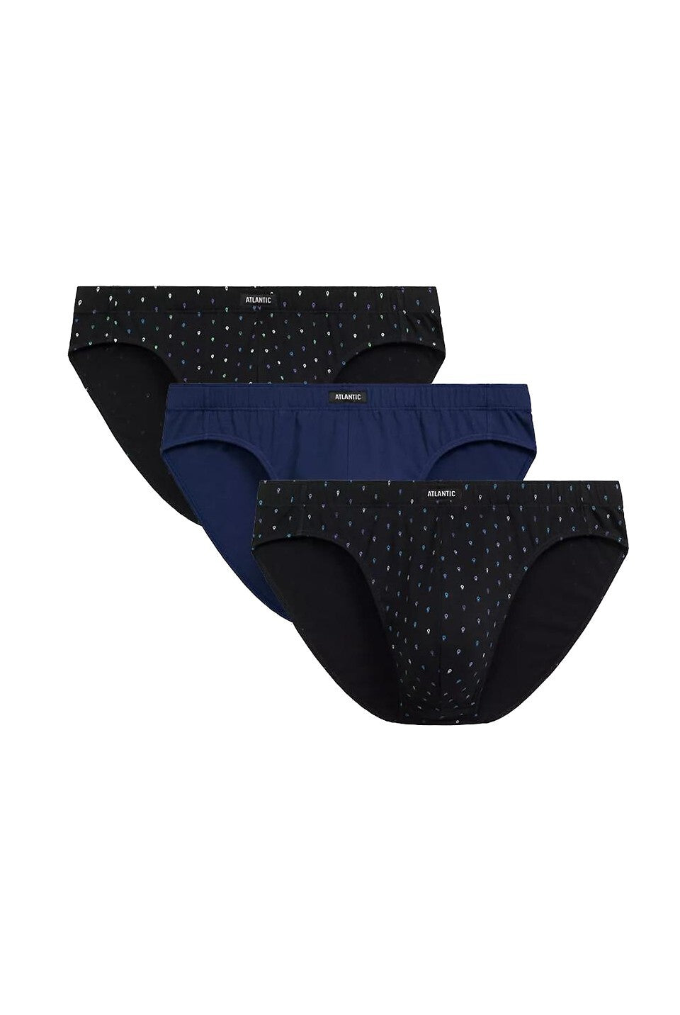 Slip uomo sportivo a vita bassa in cotone - confezione da 3