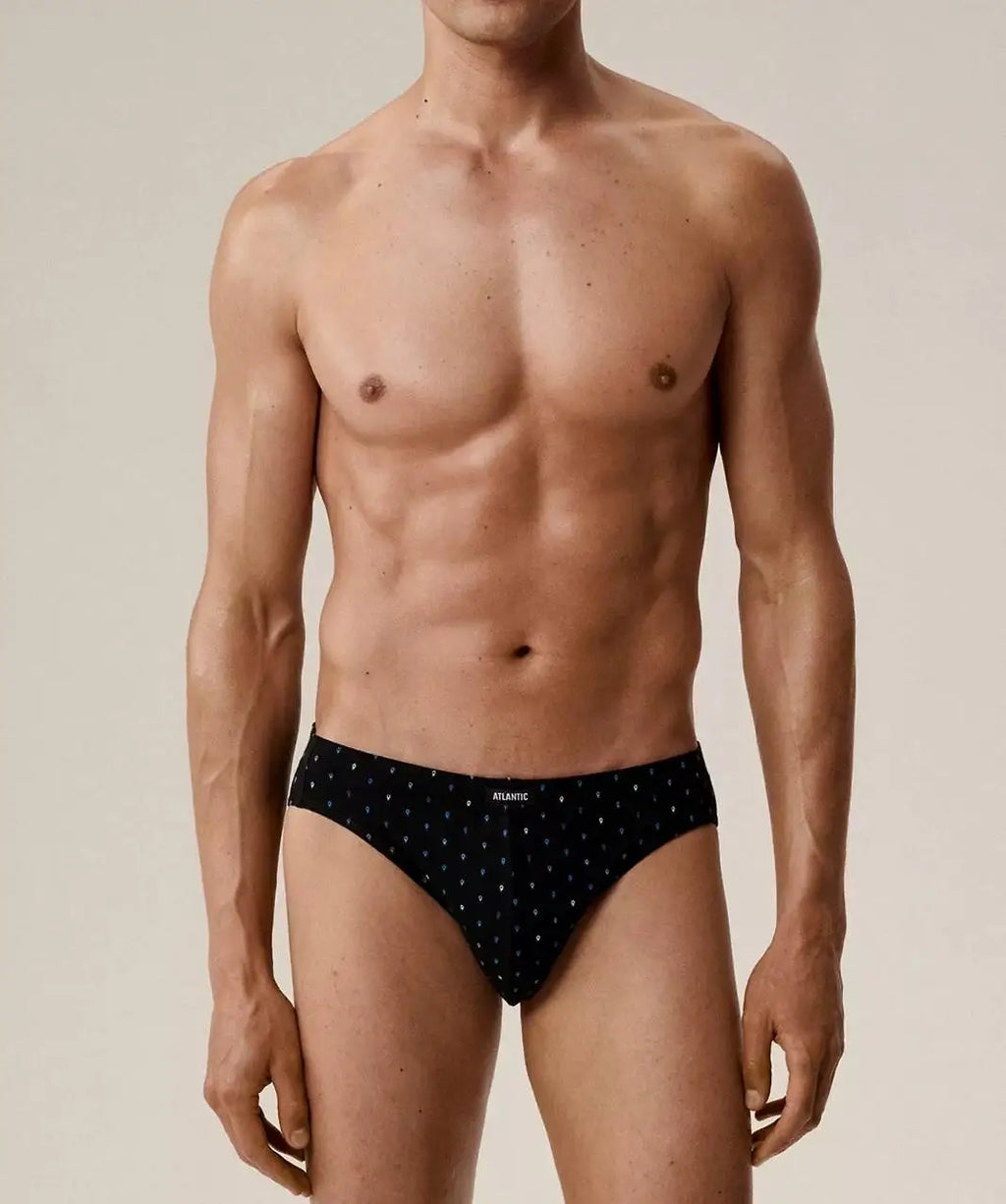 Slip uomo sportivo a vita bassa in cotone - confezione da 3