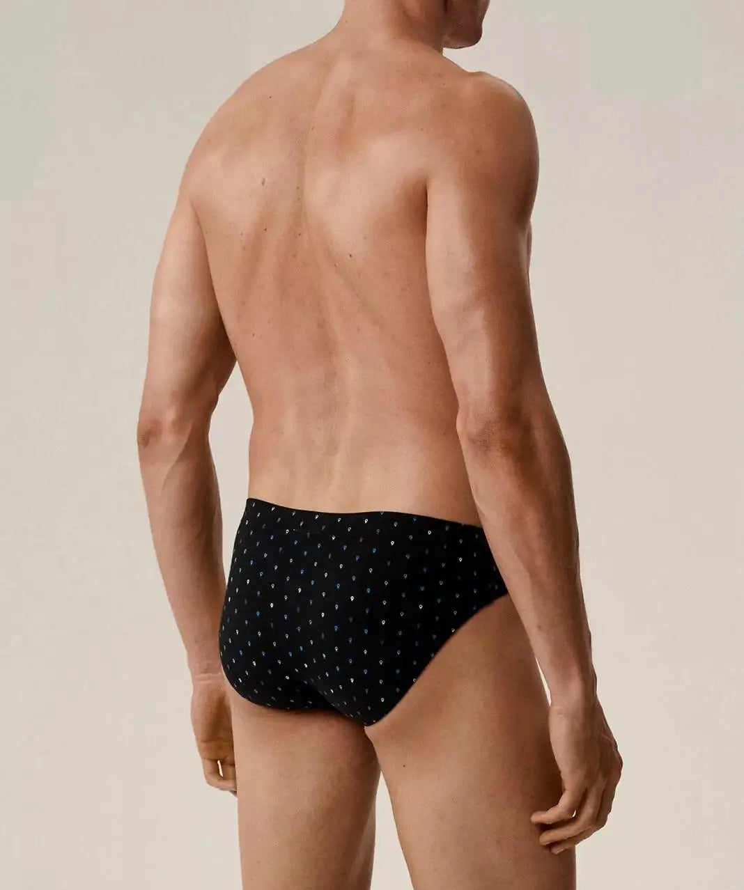 Slip uomo sportivo a vita bassa in cotone - confezione da 3