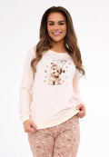 Sweet dog | pigiama da donna in cotone con pantaloni