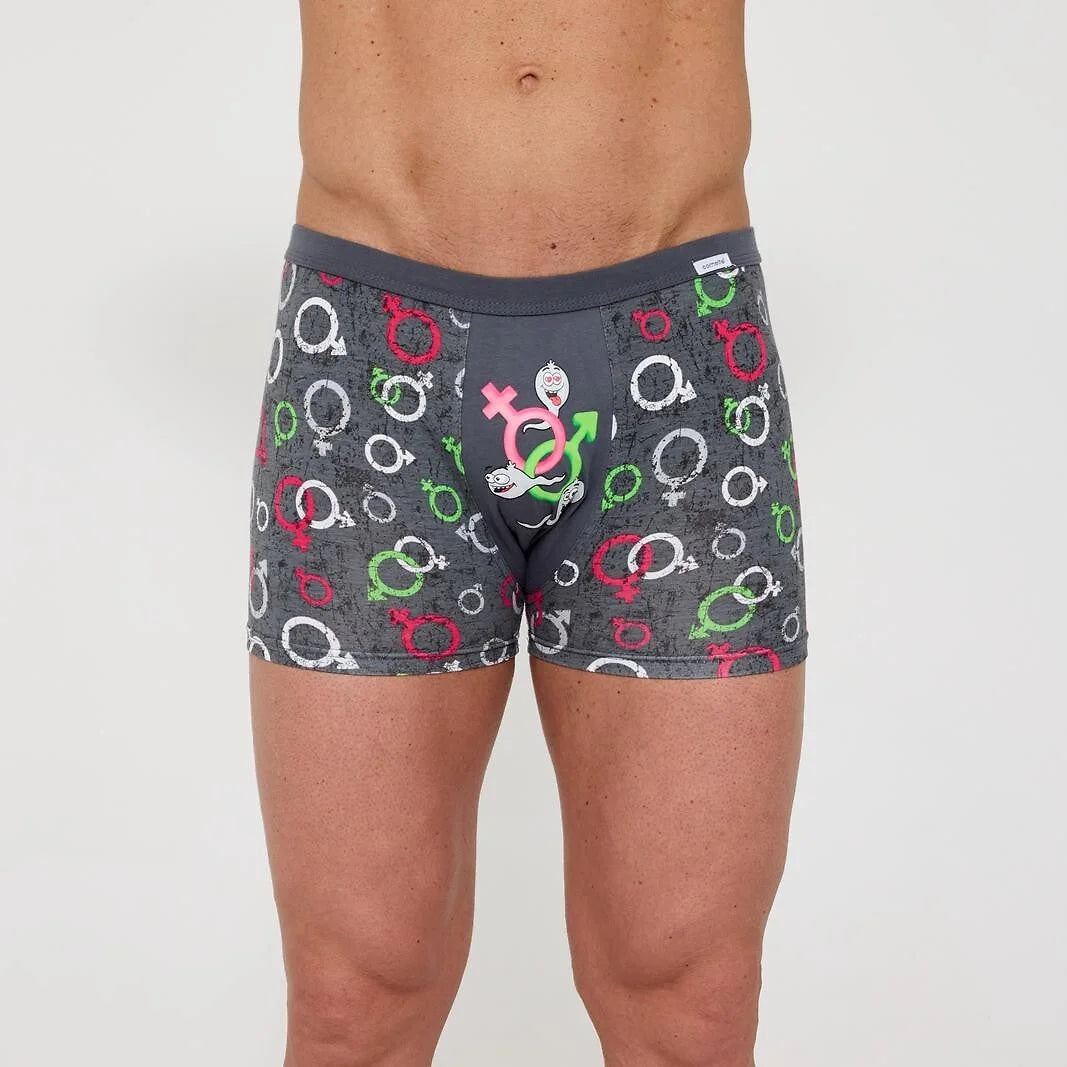 (swimmer) boxer da uomo in cotone elasticizzato - tattoo