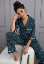 Sydney | pigiama classico da donna in cotone 100% | camicia