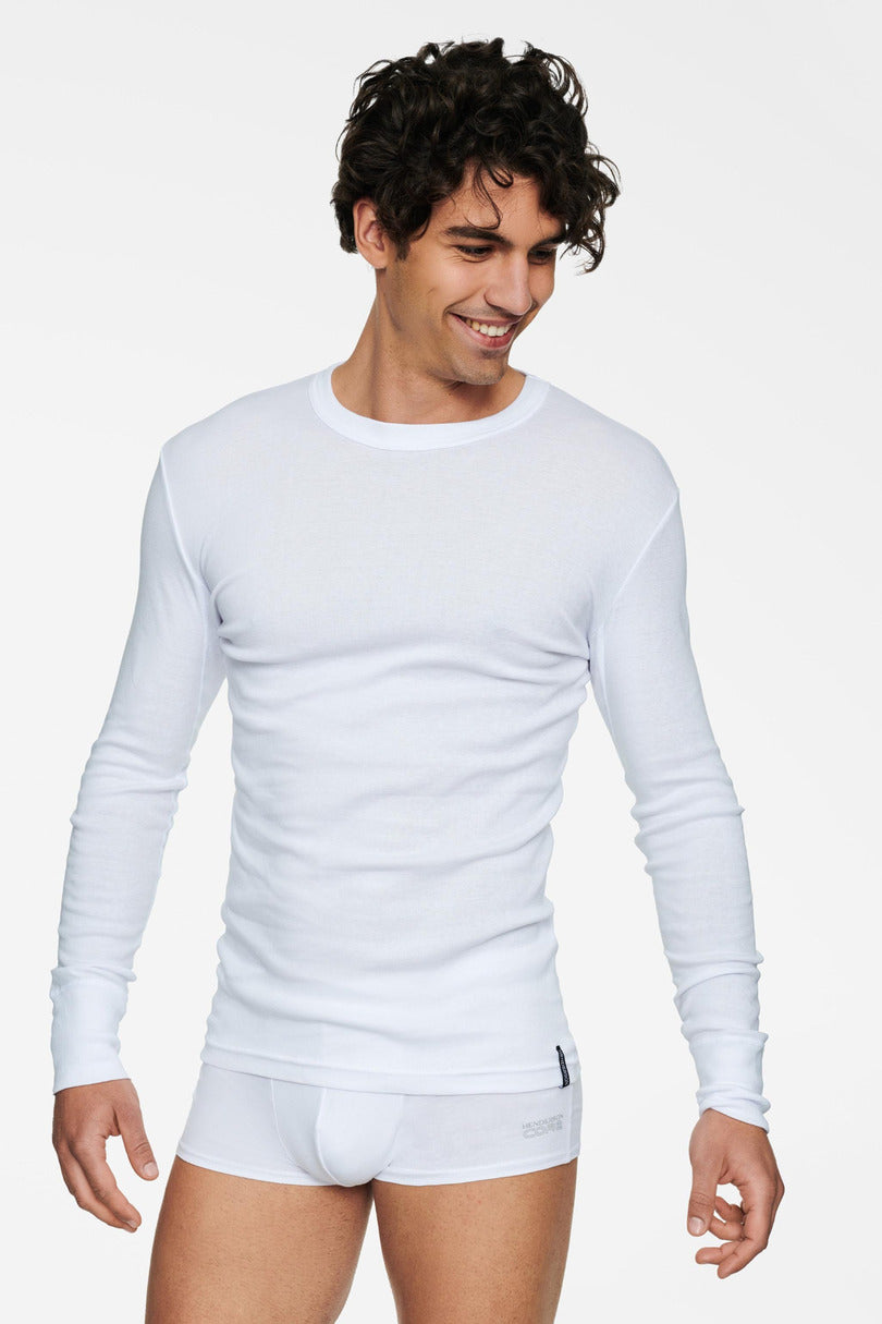 T shirt a manica lunga in 100% cotone classic