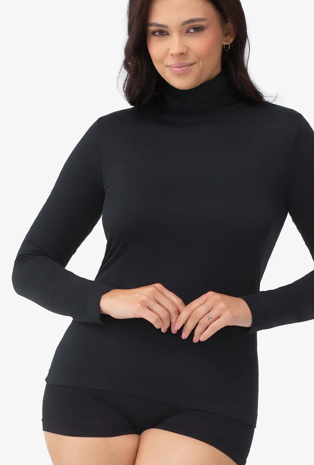 T-shirt collo alto termica da donna | keep hot