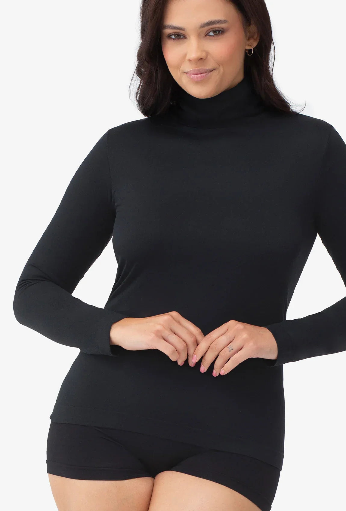 T-shirt collo alto termica da donna | keep hot