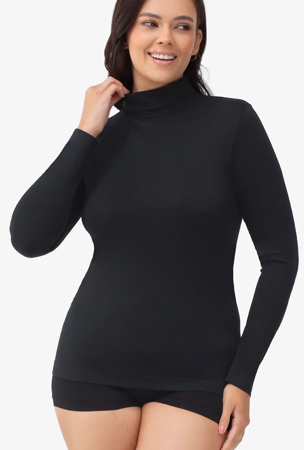 T-shirt collo alto termica da donna | keep hot