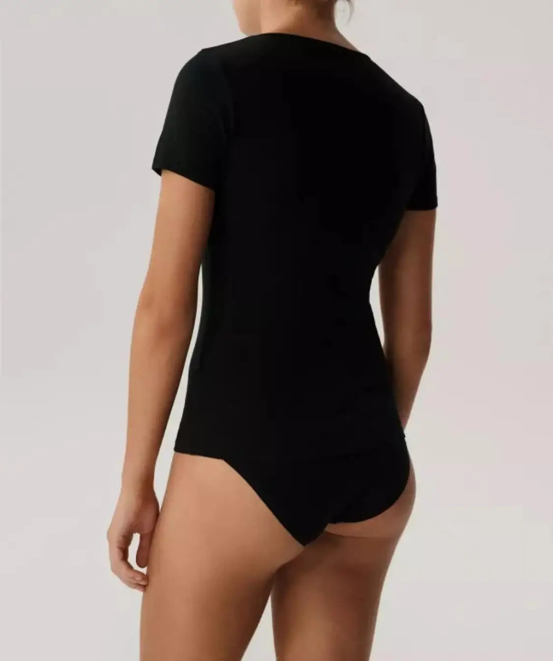 T-shirt donna in cotone elasticizzato – maglia a manica