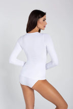 T-shirt da donna in microfibra girocollo - l