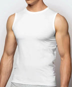 T-shirt smanicata da uomo a girocollo - bmv-047