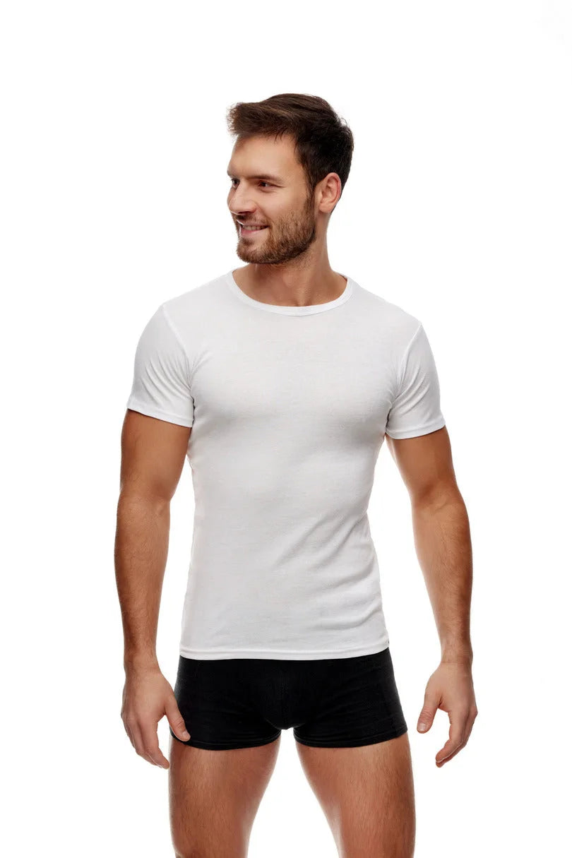 T-shirt da uomo classica in puro cotone - bp005