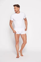 T-shirt uomo in cotone elasticizzato - red line