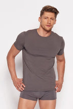 T-shirt uomo in cotone elasticizzato - red line
