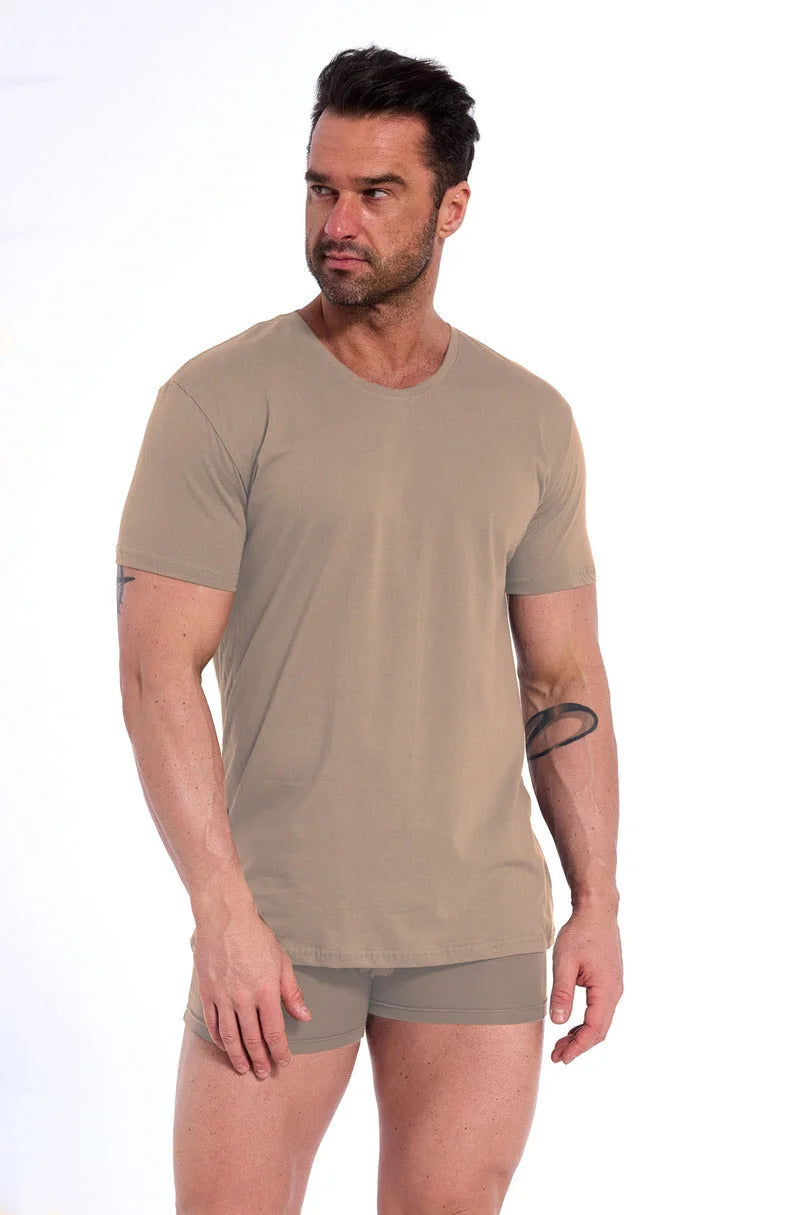 T-shirt uomo girocollo - 100% cotone soft-touch (authentic