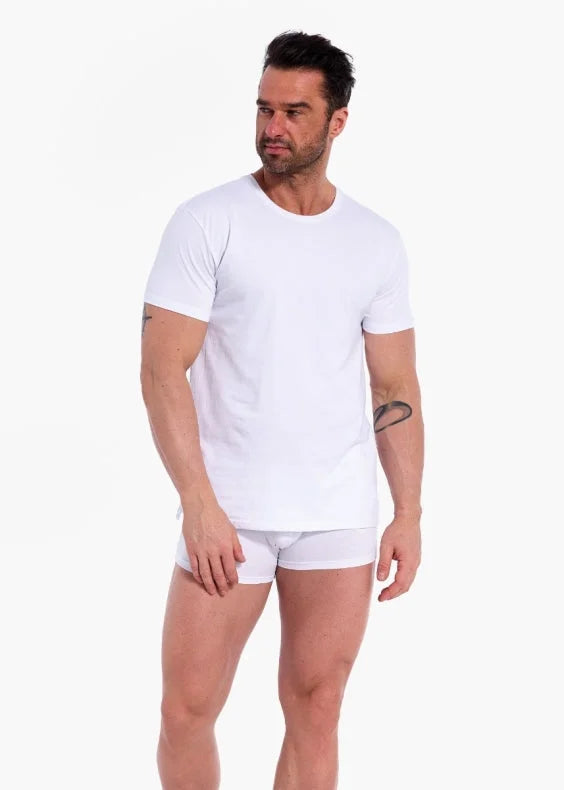 T-shirt uomo girocollo - 100% cotone soft-touch (authentic