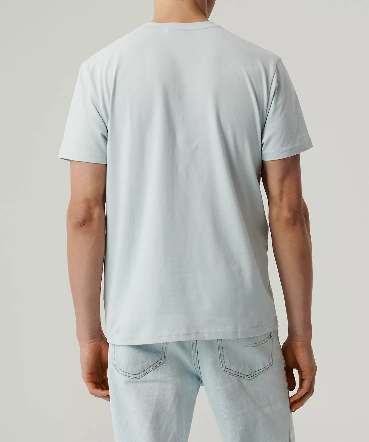 T shirt uomo in morbido jersey effetto pesca nmt 033