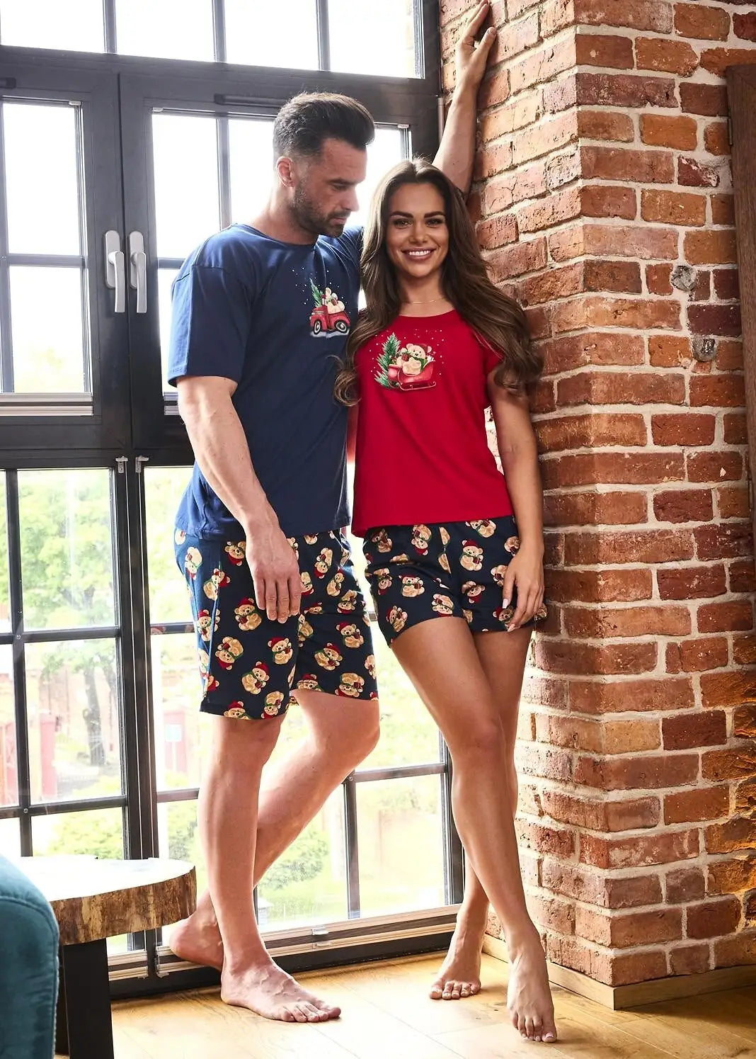 Teddy christmas | pigiama donna in cotone – collezione