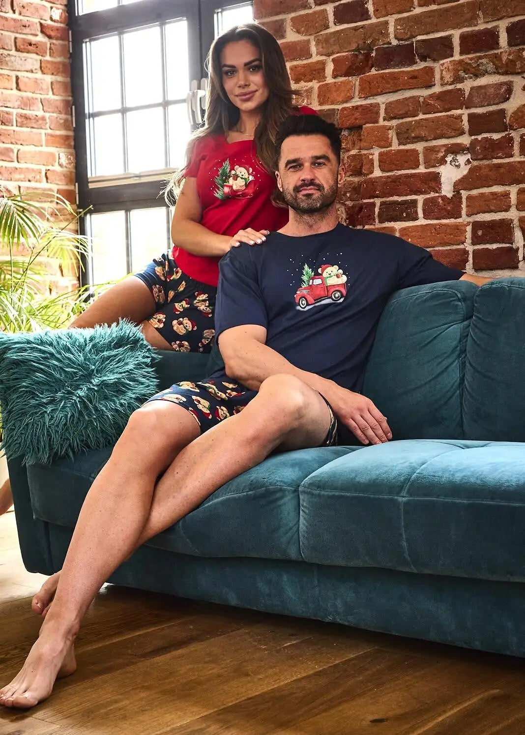 Teddy christmas | pigiama donna in cotone – collezione