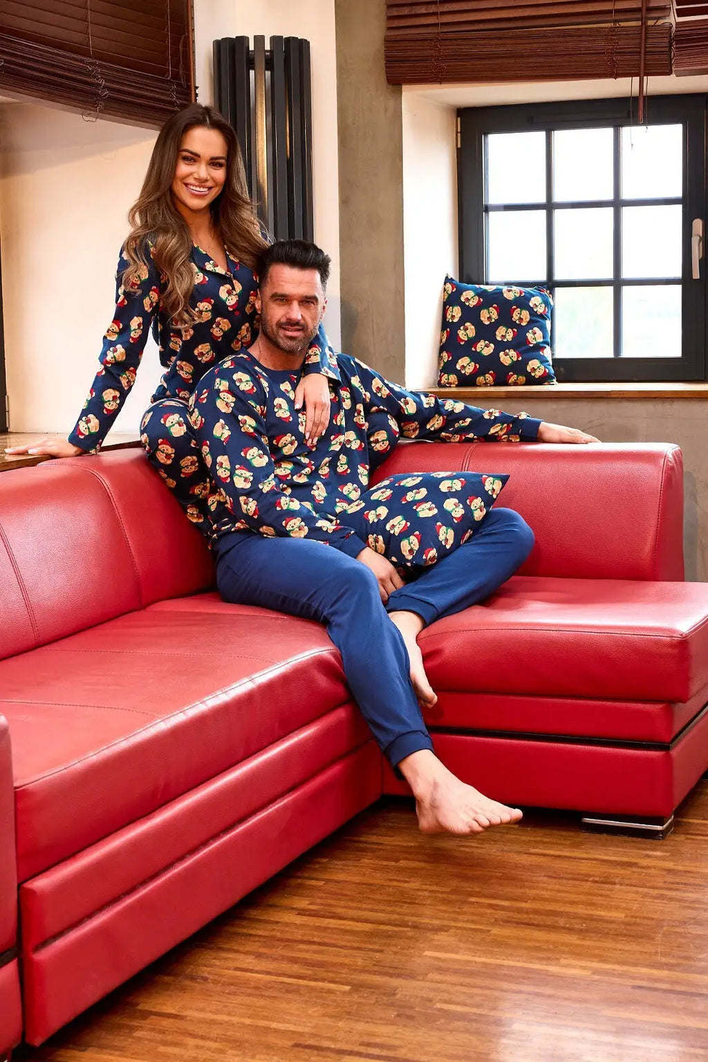 Teddy christmas | pigiama donna in cotone – collezione