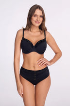 Top bikini full cup con dettagli gold (new black)