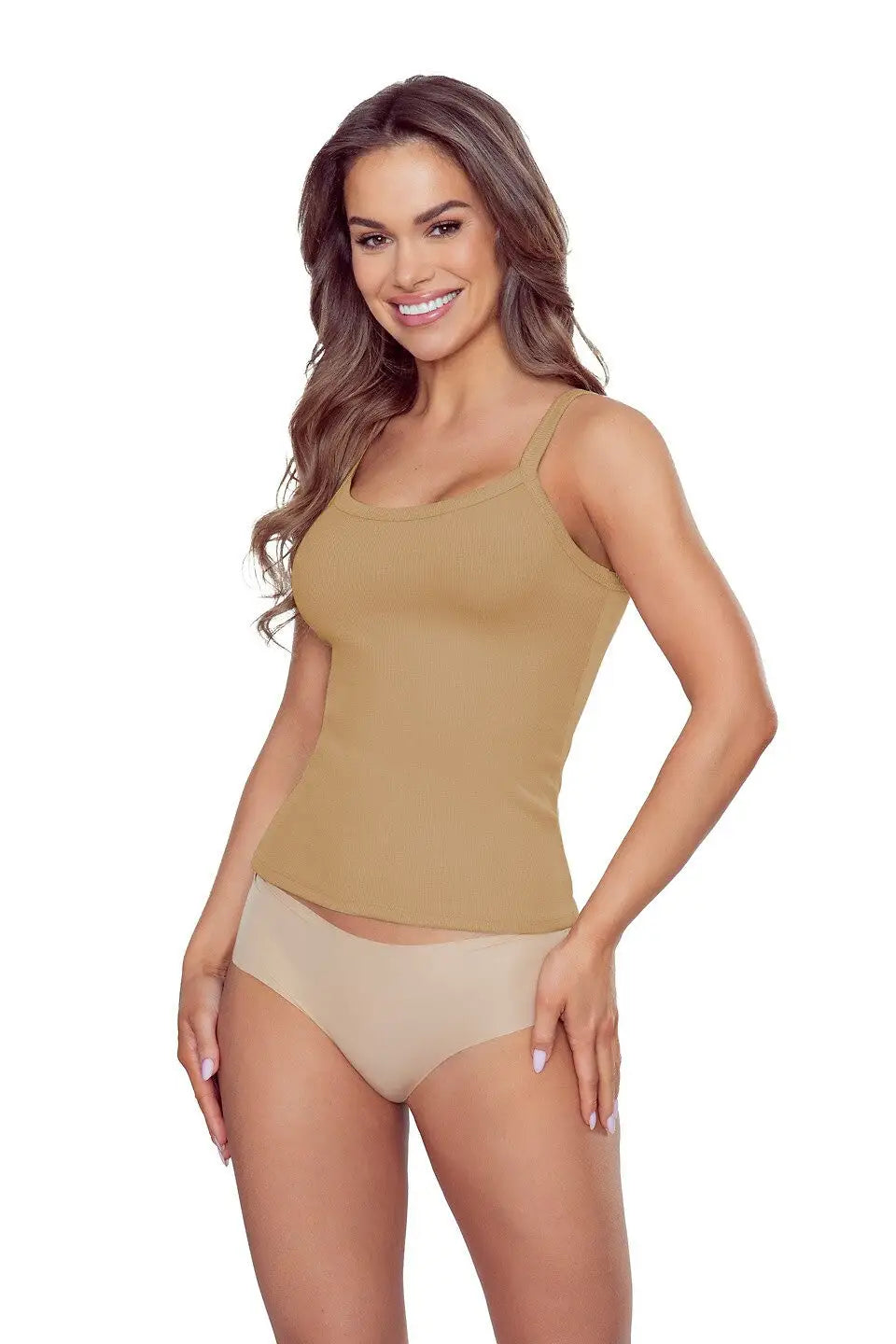 Top da donna a costine in viscosa - lucita