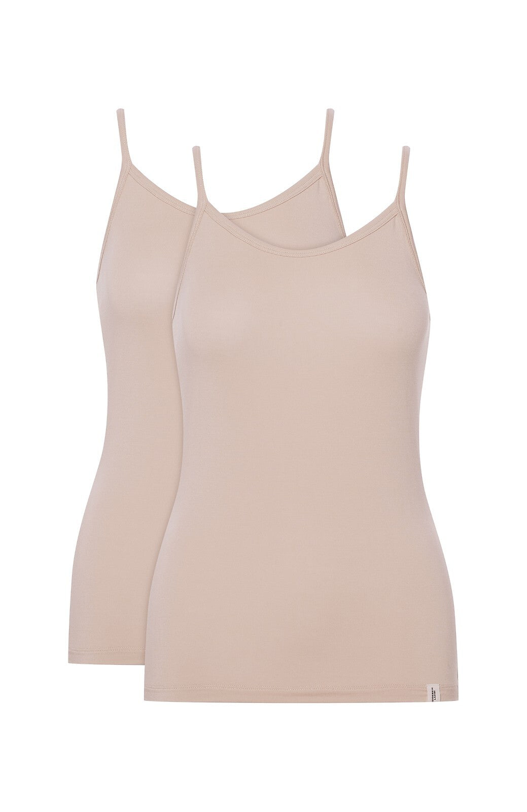 Top in viscosa - blue - pack da 2 pezzi