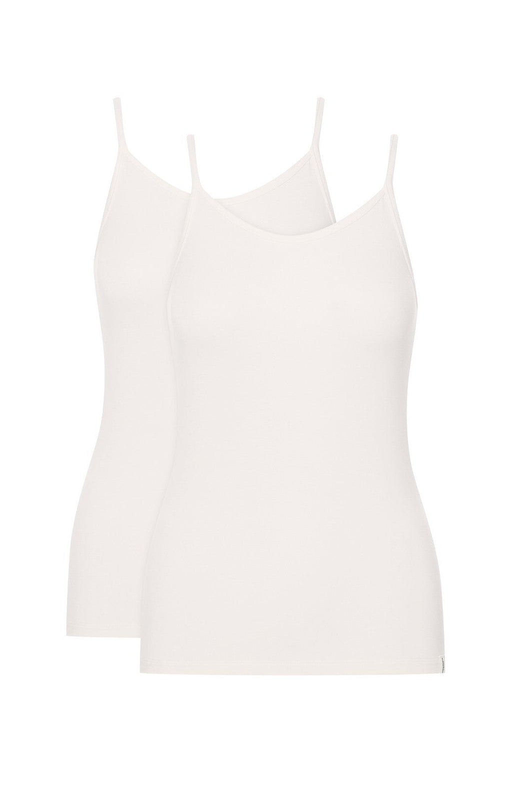 Top in viscosa - blue - pack da 2 pezzi